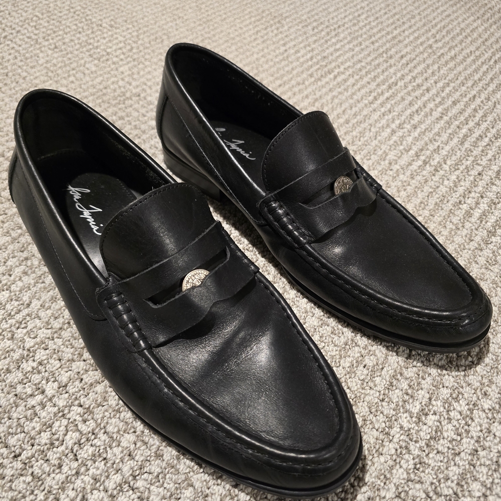 Elegant Black Men's Slip-On Loafers